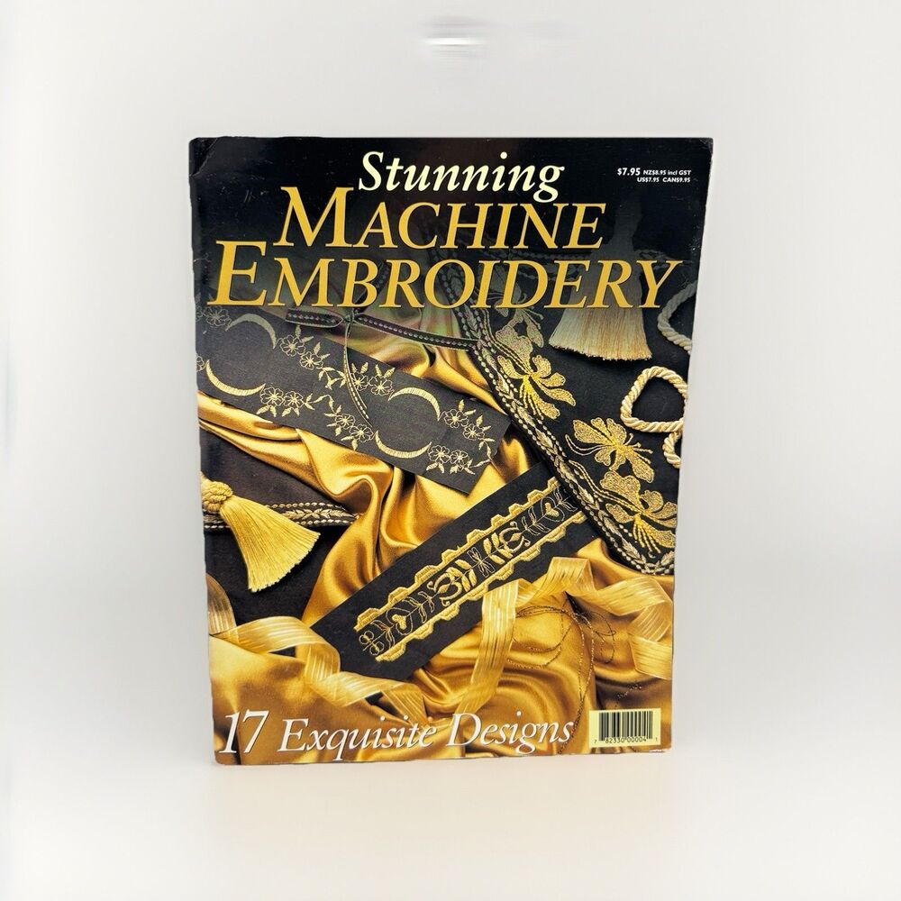 Stunning Machine Embroidery Magazine Australian 1999 Painting with Thread Home